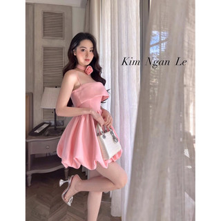 Váy Đầm 2 Dây Dư Tiệc Tiểu Thư