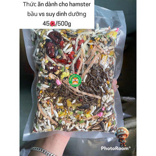 Thức ăn cao cấp dành cho hamster bầu và suy dinh dưỡng