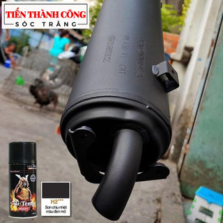 Sơn xịt Samurai chịu nhiệt màu đen (Mã: H2***) (chuyên dùng để sơn pô) (300ml)