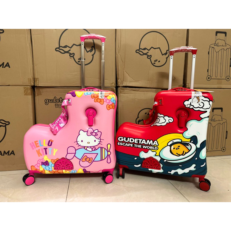 Vali kéo kiêm xe ngồi Hello Kitty 20 24 inch