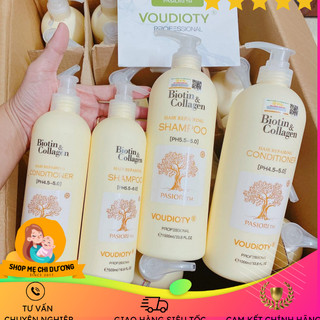 Bộ dầu gội Biotin & Collagen made in Italy