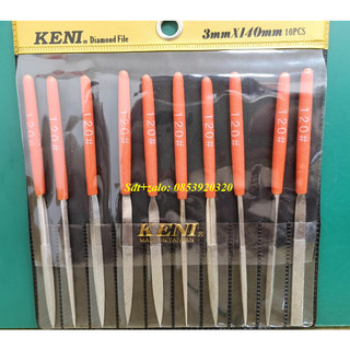 Bộ tổ hợp dũa mài kim cương tổ hợp KENI