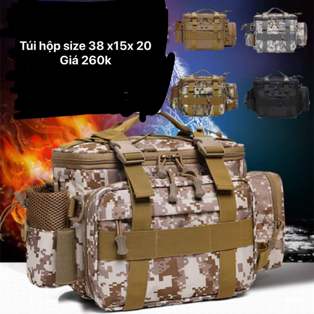 TÚI đeo  LURE câu cá