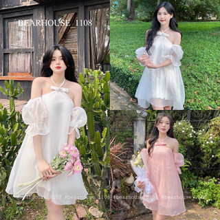 Váy maxi tay bồng công chúa