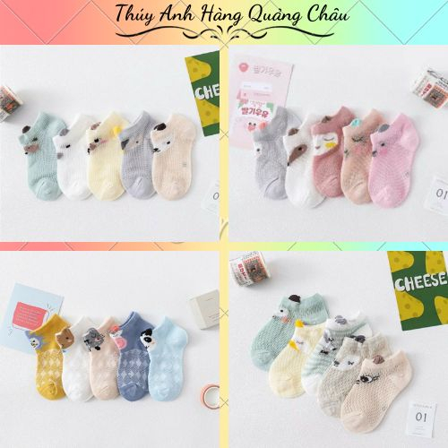 (TL5) sét 5 đôi tất cho bé trai và gái ,hàng hàng quảng châu ,cao cấp loại 1