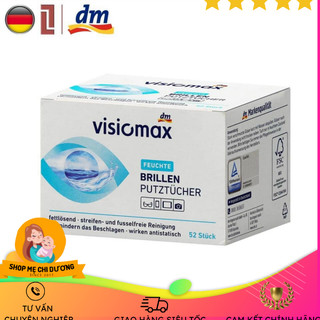 Giấy lau kính VISIOMAX hộp 52 tờ- xuất xứ Đức
