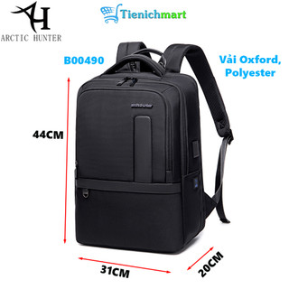 Balo laptop cao cấp Arctic Hunter B00490, đựng được laptop 16.6 inch, chống thấm nước