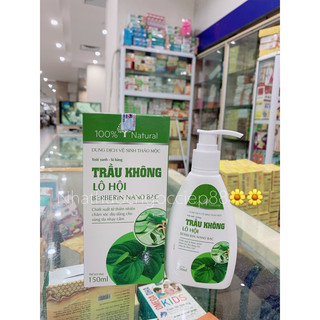 Dung dịch vệ sinh thảo mộc Xoài Xanh Lá Bàng Trầu Không 100% thảo dược tự nhiên (Lọ 150ml)