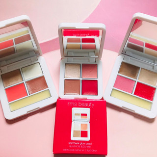 Son môi kiêm má hồng cao cấp Lip2Cheek Glow Quad Mini RMS Beauty