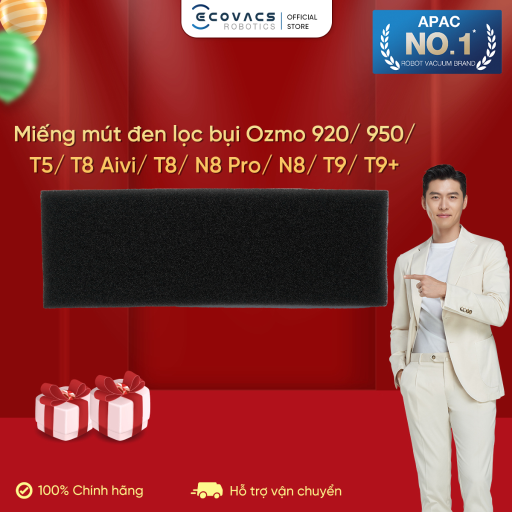 Miếng mút đen Lọc bụi O920,O950,T5,N5S,O750,T8AI,T8 AIVI+,T8,T8+,N7,N8 Pro,N8 Pro+,N8,N8+,T9,T9+_Hàng chính hãng | BigBuy360 - bigbuy360.vn