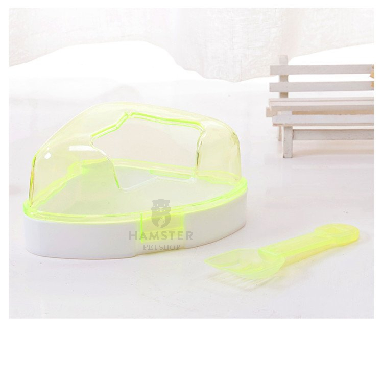 Nhà tắm hình sao dành cho hamster cao cấp (loại to), có thìa xúc