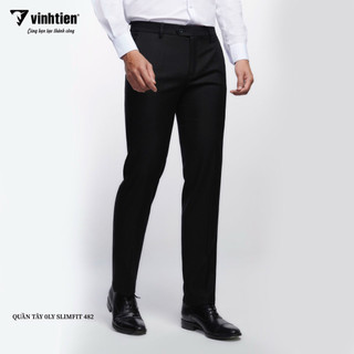 Quần Tây Nam Dáng Slimfit Vĩnh Tiến Đen