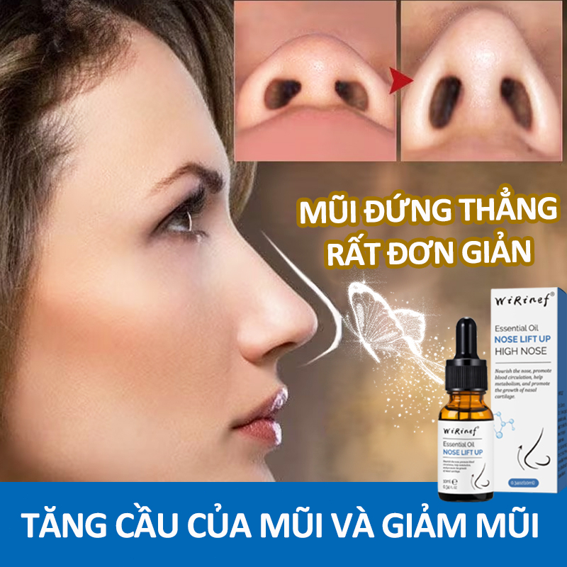 kẹp nâng mũi Tinh dầu nâng mũi chỉnh dáng xương mũi Tăng chiều cao mũi Chiết Xuất Thiên Nhiên Tinh Khiết