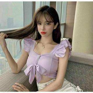 Áo cánh tiên kiểu thắt nơ có mod