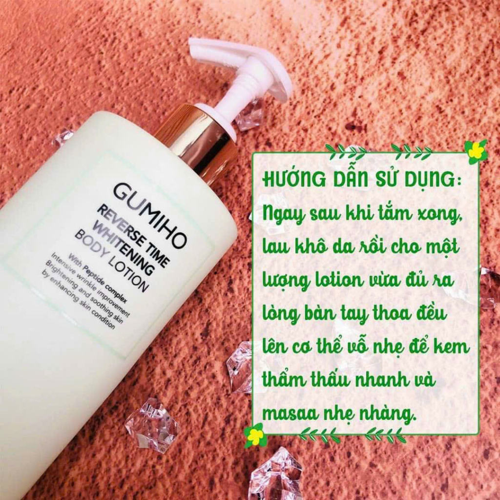 Kem dưỡng da body GUMIHO HÀN QUỐC -  kem dưỡng thể hương nước hoa cho làn da trắng khoẻ tự nhiên