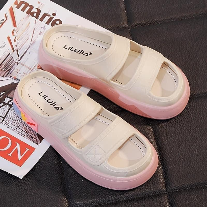 SANDAL NỮ, SANDAL QUAI NGANG SANG CHẢNG ĐI CHƠI ĐI HỌC ĐỀU ĐẸP CAO 4CM