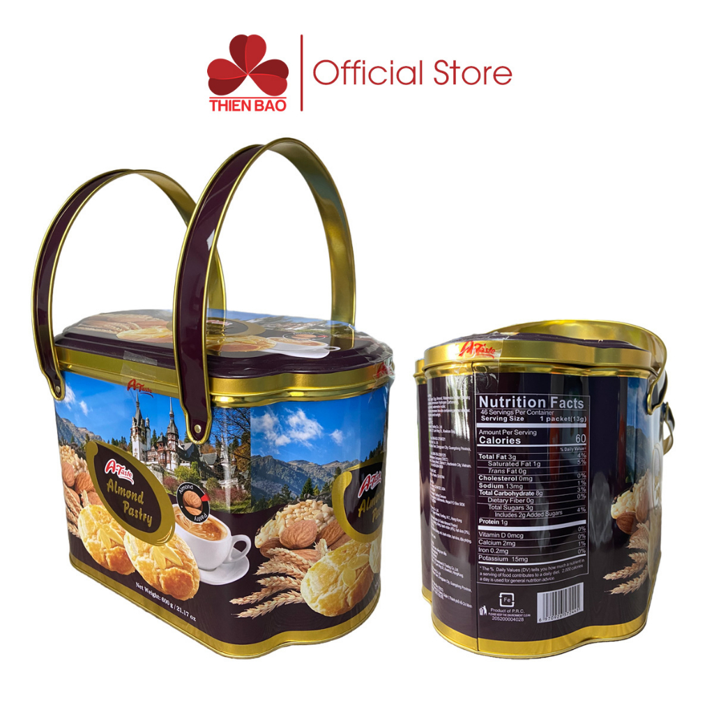 Bánh hạnh nhân A-Taste Almond Pastry 600g