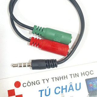Cáp chuyển 3.5 Ly (1 ra 2 Lổ / 2 ra 1 Lổ chuẩn 3.5 Ly dùng chuyển tai nghe)