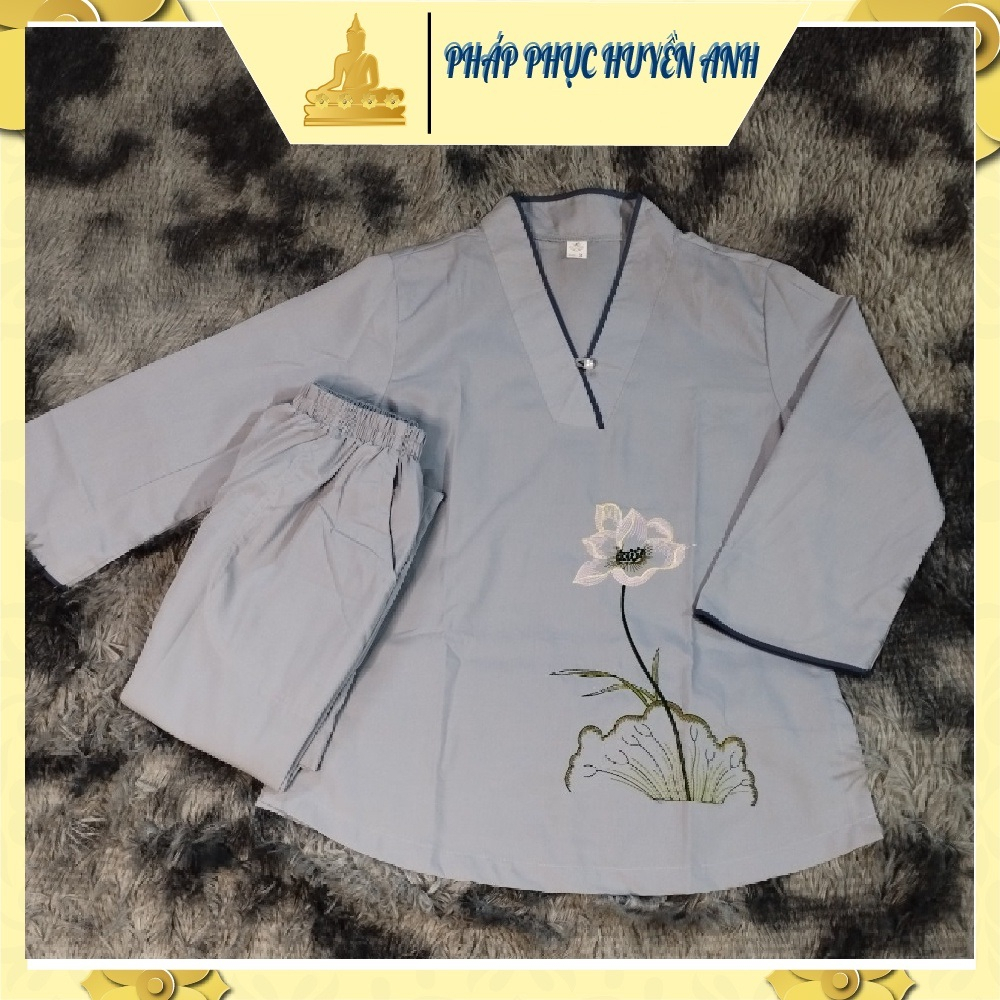 Đồ lam đi chùa cổ một cúc ngọc