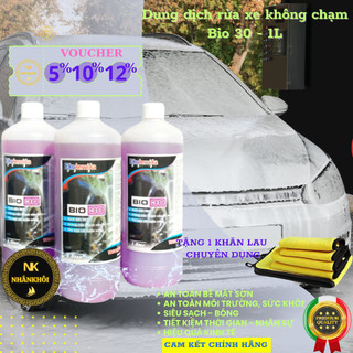 Dung dịch rửa xe không chạm Nước rửa xe bọt tuyết chính hãng Ekokemika Bio 30 loại1 lít
