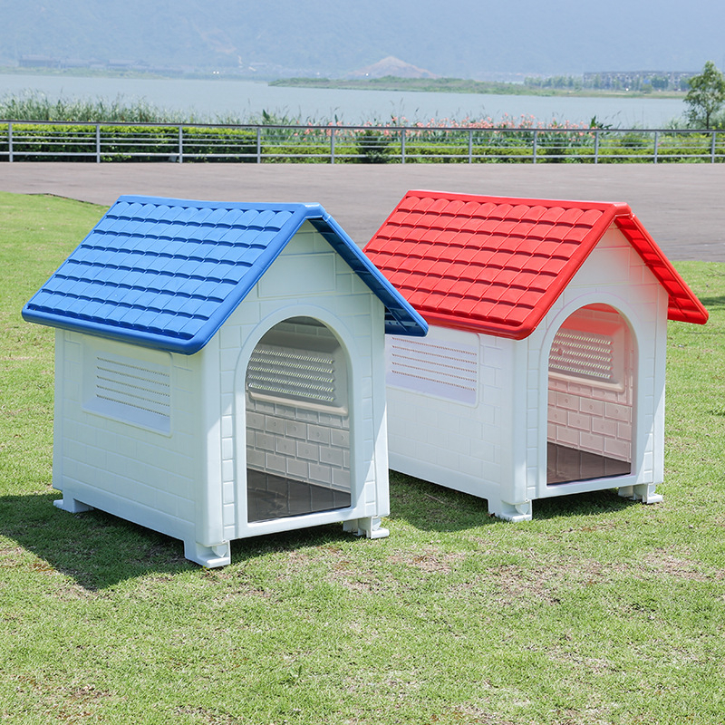 Nhà nhựa cho chó mèo kích thước lớn chống thấm thao lắp được siêu bền