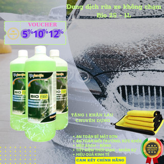 Dung dịch rửa xe không chạm Nước rửa xe bọt tuyết chính hãng Ekokemika Bio 25 loại 1 lít