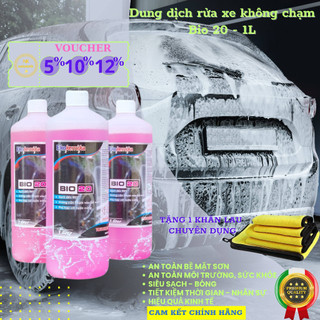 Dung dịch rửa xe không chạm Nước rửa xe bọt tuyết chính hãng Ekokemika Bio 20 loại 1 lít
