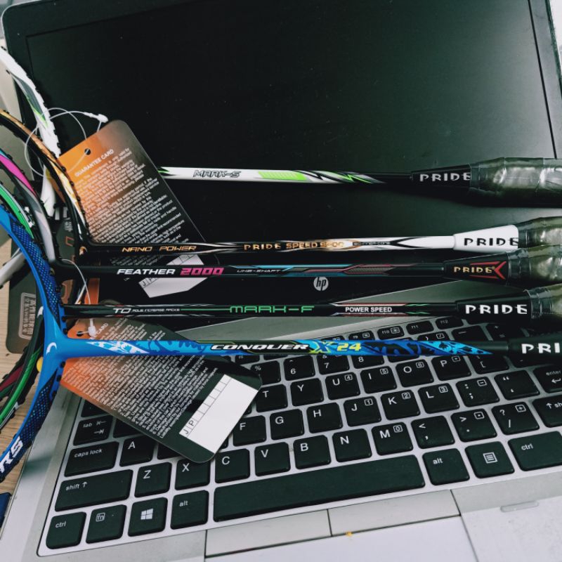 Vợt Cầu lông chính hãng  Pride Khung carbon căng max 11,8 kg