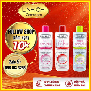 Nước Tẩy Trang  Evoluderm Eau Micellaire 500ml Chính Hãng