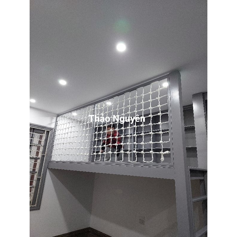 Dây thừng tết nylon đan lưói, làm xích đu