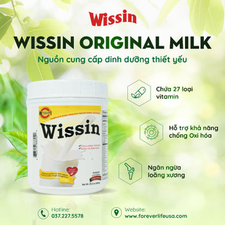 Sữa dinh dưỡng Wissin ít đường - Wissin Original