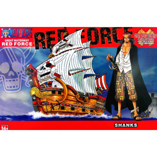 Mô hình lắp ráp tàu Shanks tóc đỏ One piece + Tặng kèm hình xăm Pokemon