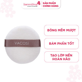 QT Vacosi Bông phấn khô tròn nhỏ
