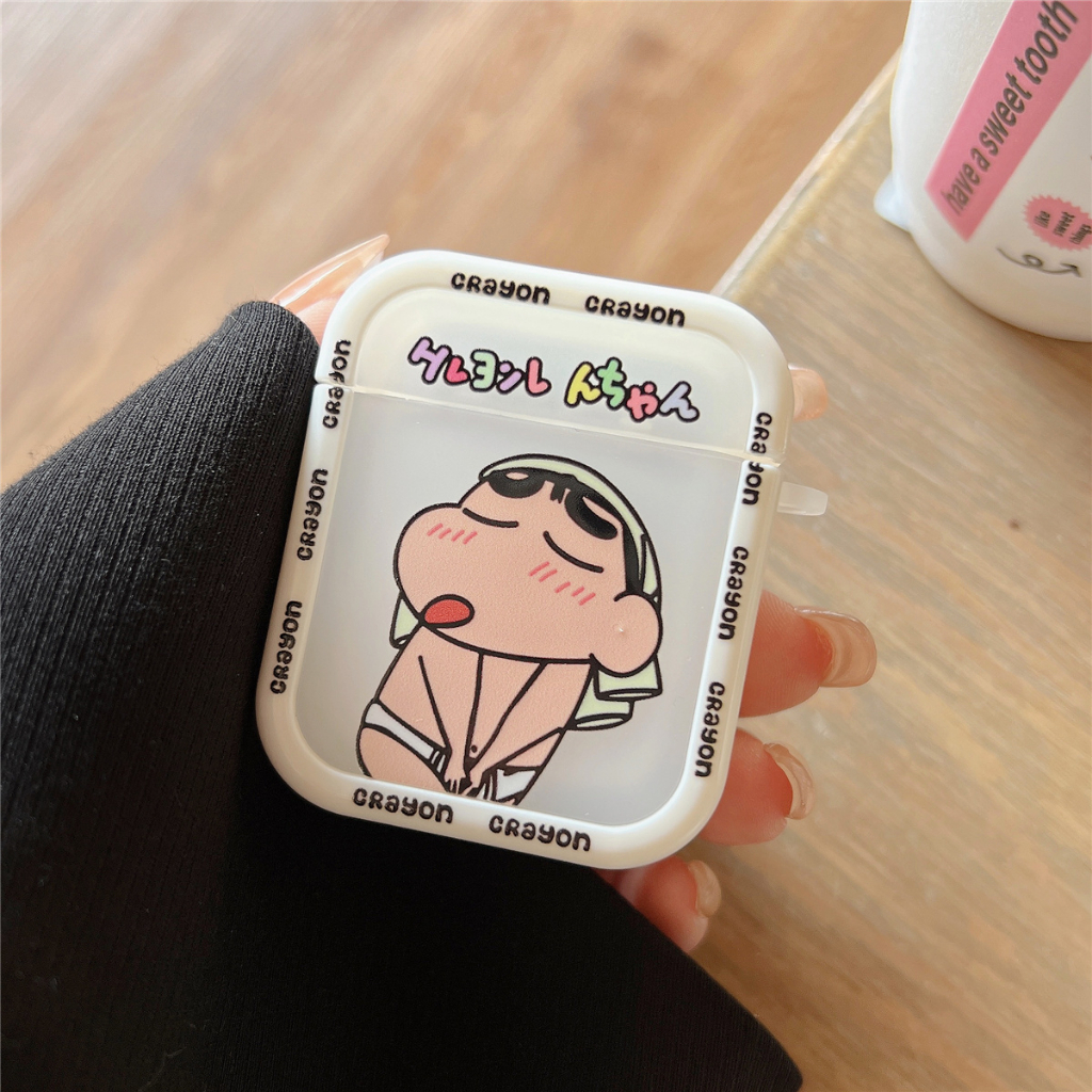 Ốp case vỏ airpods 1 2 3 pro pro2 bao đựng tai nghe không dây Shin-chan Cậu bé bút chì Shin