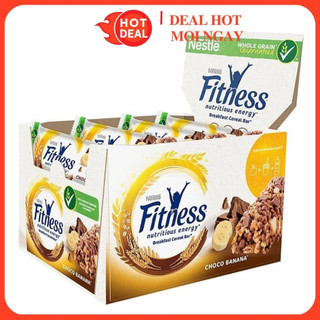  Hộp 16 Thanh Ngũ Cốc Nestle Fitnesse Vị Chuối Socola  16 x 23.5g  