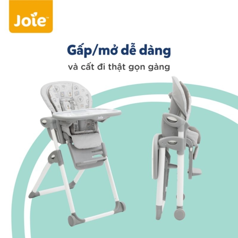 Ghế ăn Joie Recline 2in1 mẫu mới 2023 màu Portrait/ Longan