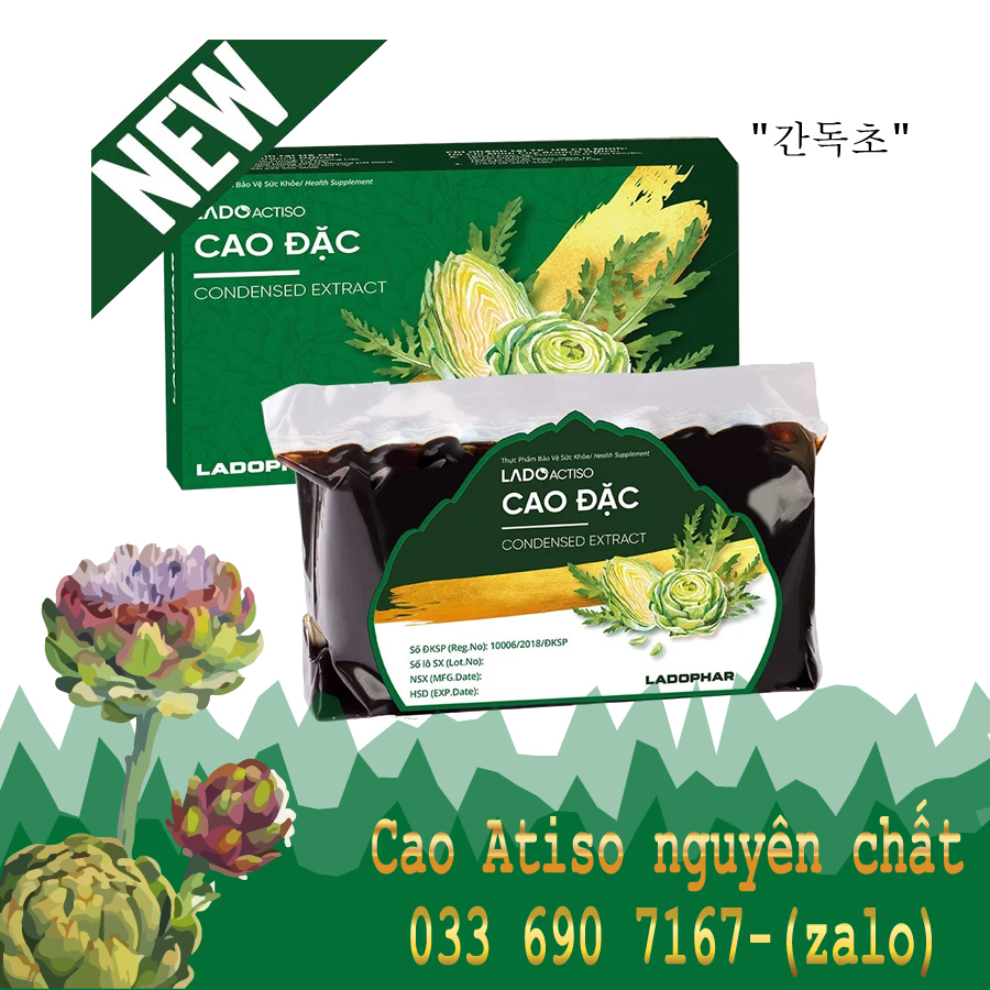 Cao Atiso Ladophar hộp 100gam dược phẩm Lâm Đồng đặc sản Đà Lạt