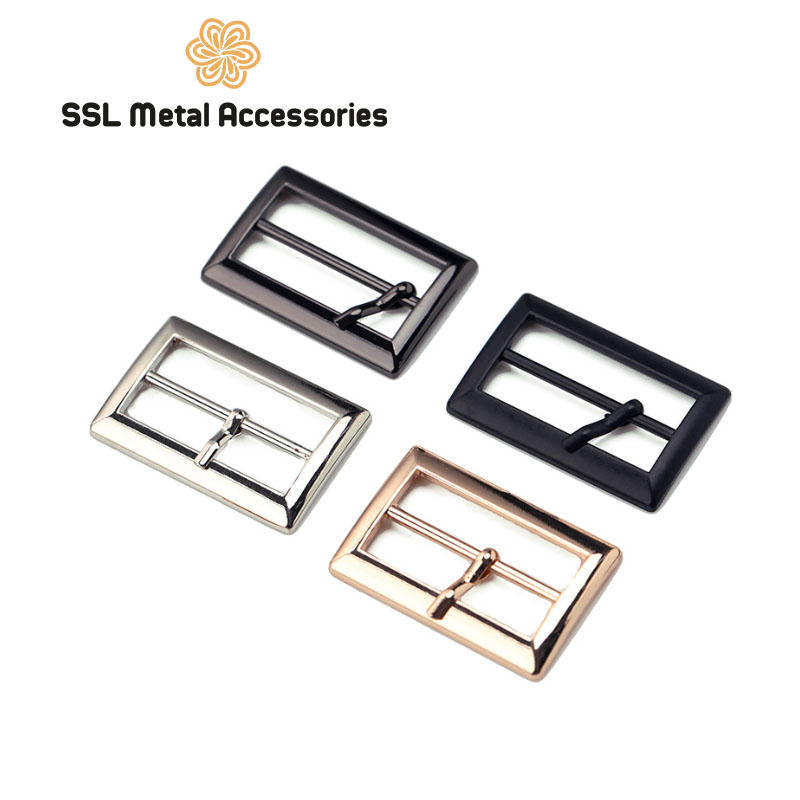 Khóa dây nịch mặt kim loại hình chữ nhật nhiều màu - Alloy buckle JD-F40 30mm/40mm