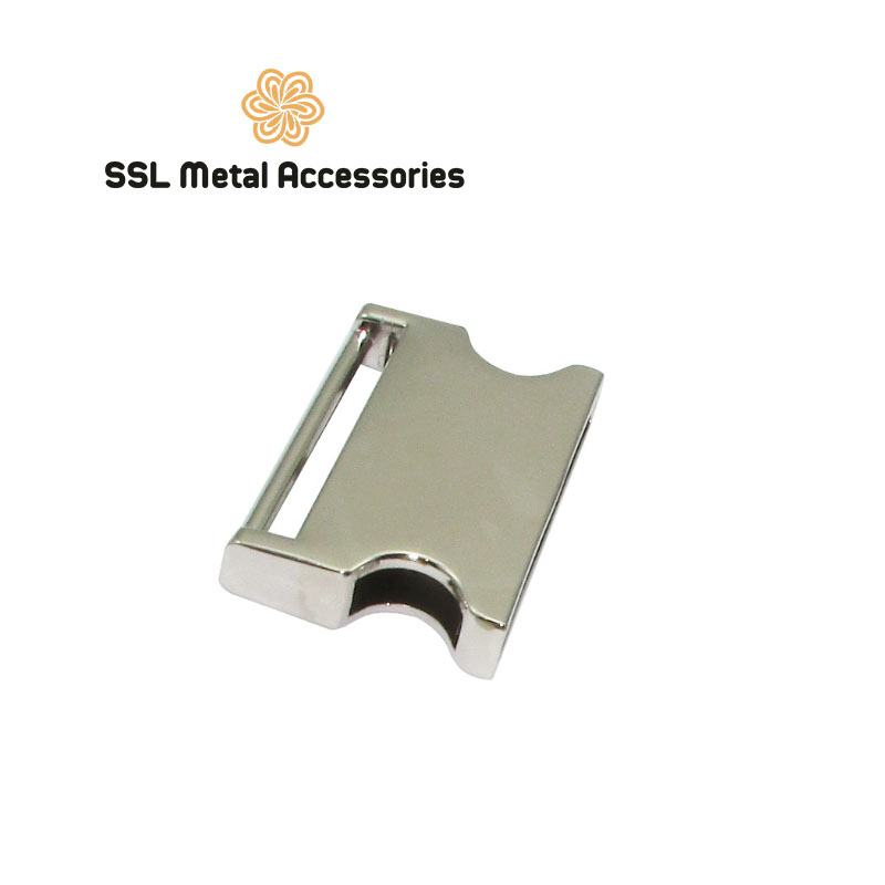 Khóa Paracord kim loại dành cho thắt lưng, chốt cài quai balo màu bạc - Alloy buckle JYS-E1411 48*40*51-H2-4B