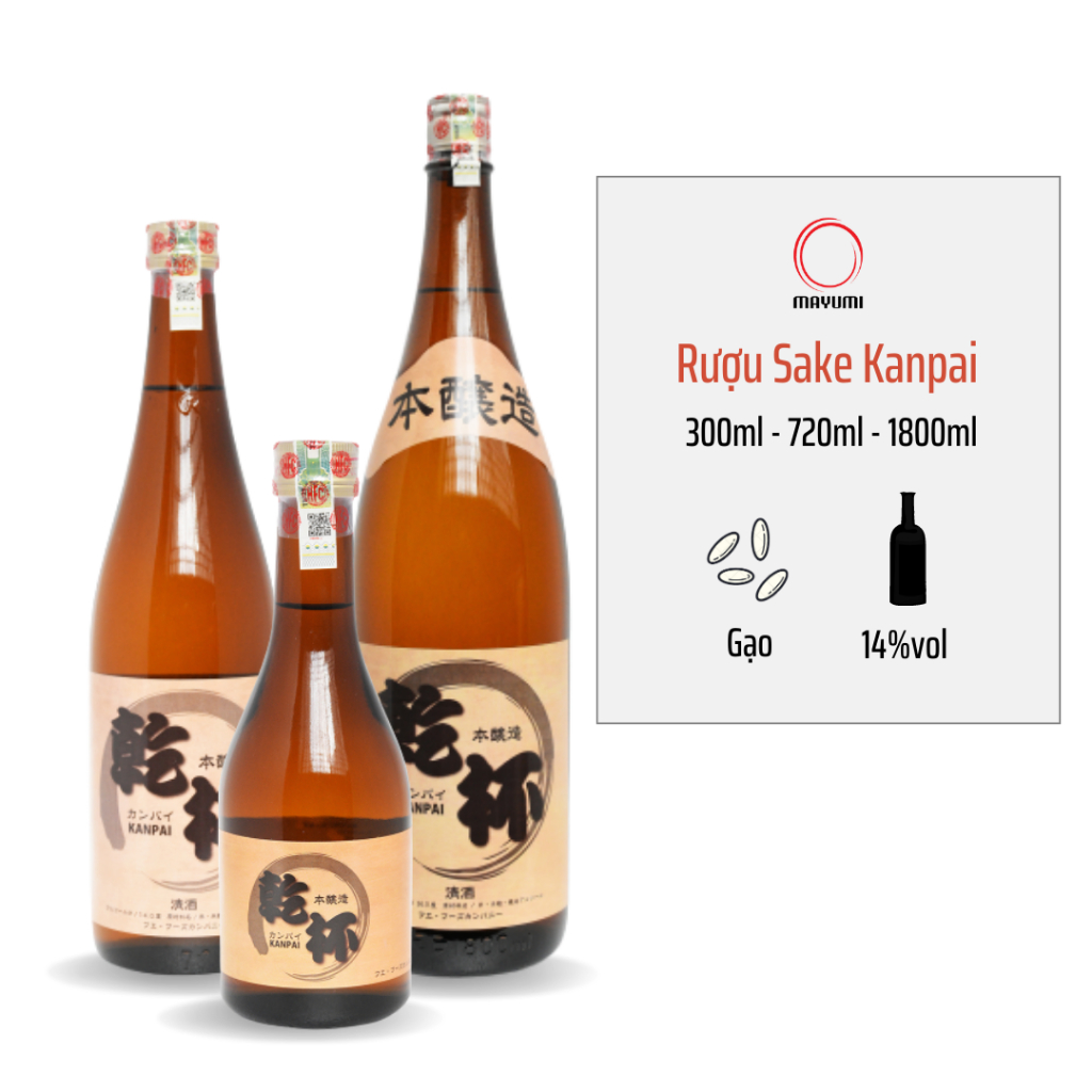 Rượu Sake Kanpai Hajime 300ml - 720ml