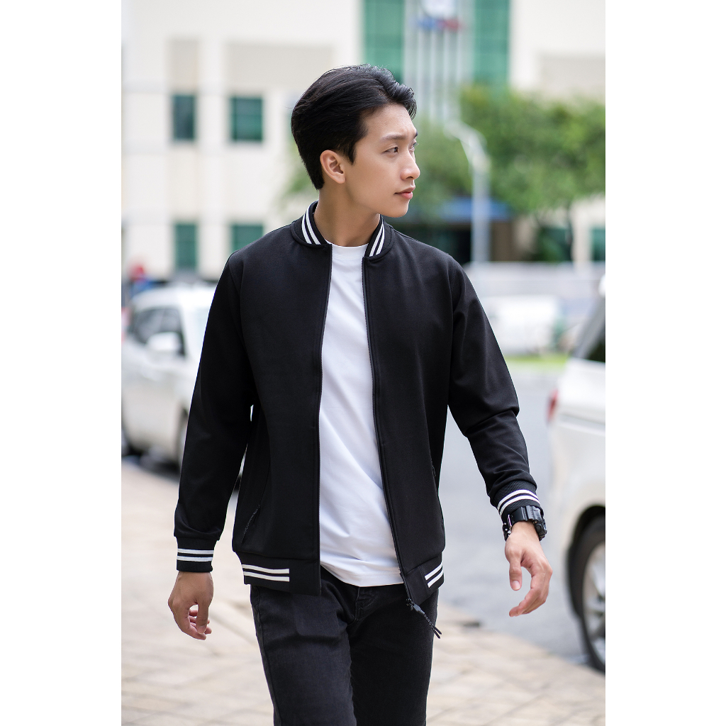 Áo Khoác Bomber OVERCO Cao Cấp Basic Chống Nước Năng Động Trẻ Trung