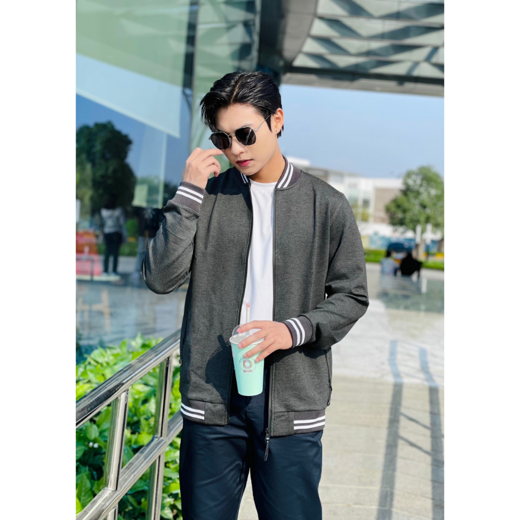 Áo Khoác Bomber OVERCO Cao Cấp Basic Chống Nước Năng Động Trẻ Trung