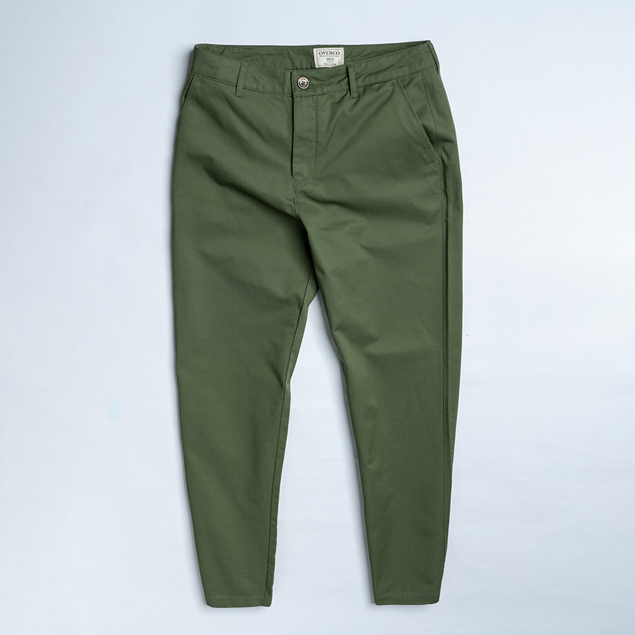 Quần Dài Kaki Nam OVERCO Chất Liệu Kaki Mềm Mịn Co Giãn Thoáng Mát