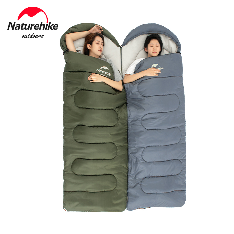 Túi Ngủ 3 Mùa Có Mũ Y150 Naturehike NH21MSD08 Siêu Nhẹ Xếp Gọn
