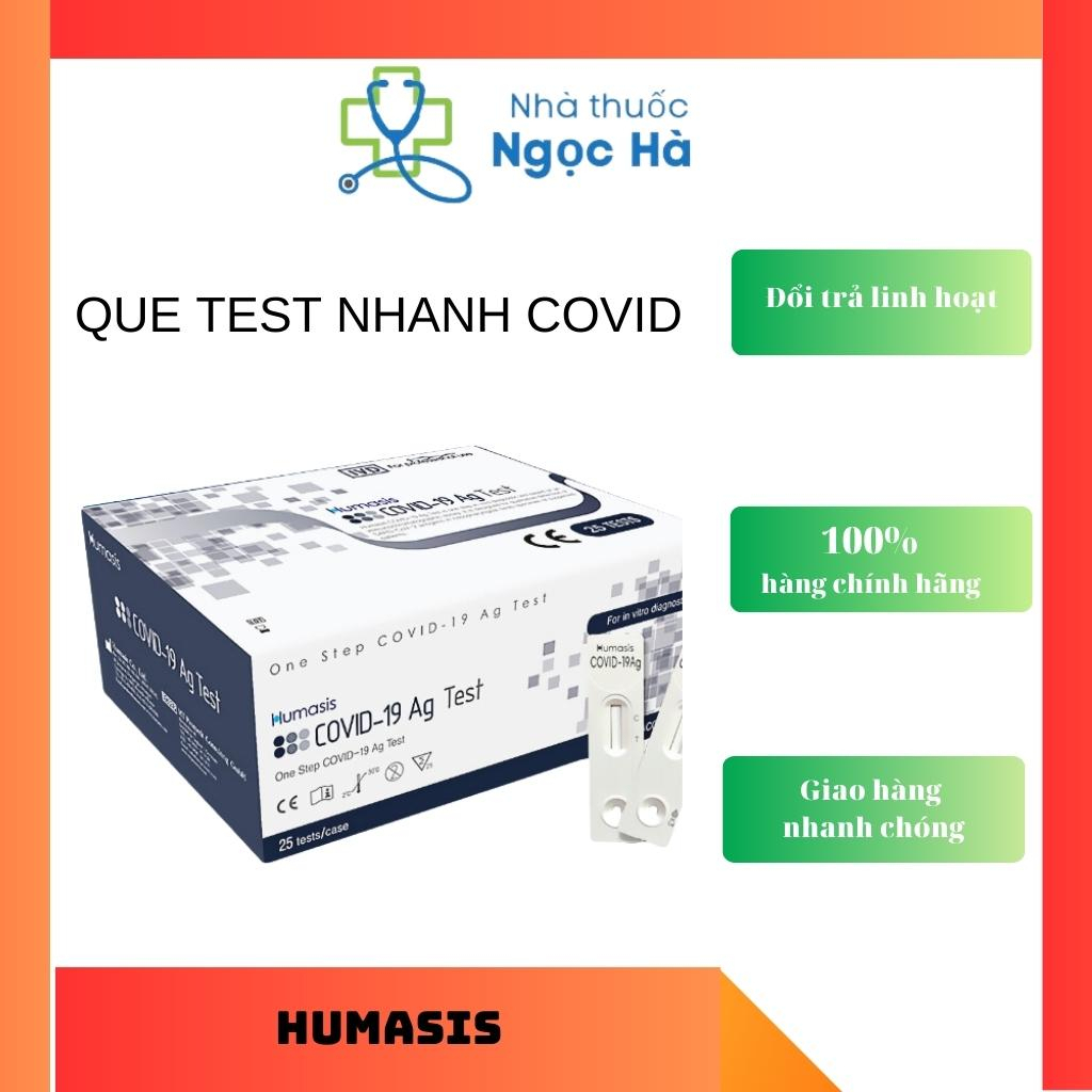 Kit test nhanh Covid-19 Humasis, que test covid chính hãng Hàn Quốc