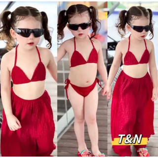 Set bikini đi biển siêu xinh cho bé gái