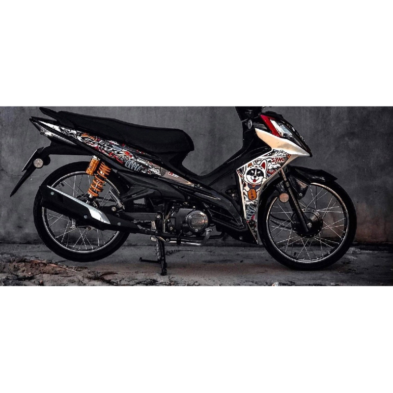 Tem galaxy 50cc tem mèo thần tài tem chế