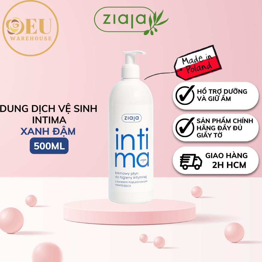 [Nhập Khẩu Balan] Dung Dịch Vệ Sinh Phụ Nữ Intima Ziaja- Mẫu Mới 2023