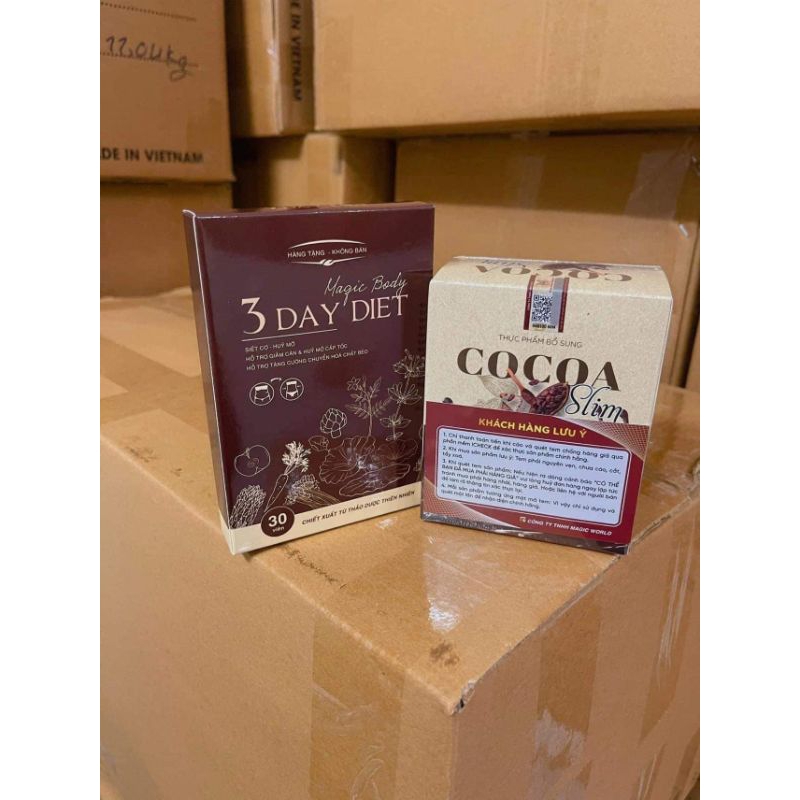 GIẢM CÂN COCOA SLIM CHÍNH HÃNG- CAM KẾT K GIẢM HOÀN TIỀN