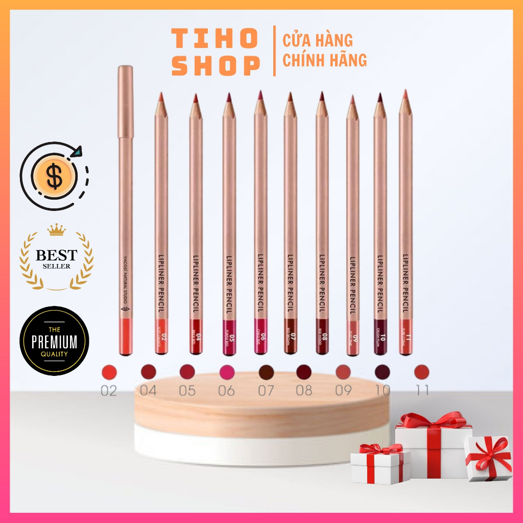 Chì Môi Vacosi Lipliner Pencil